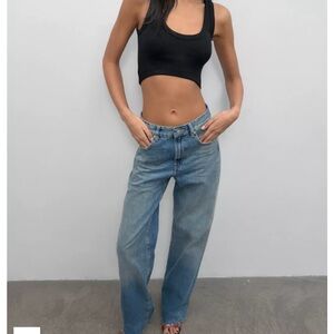 Zara Light Blue Relaxed women’s Jeans